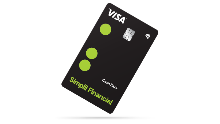 Simplii Financial Cash Back Visa* Card card art