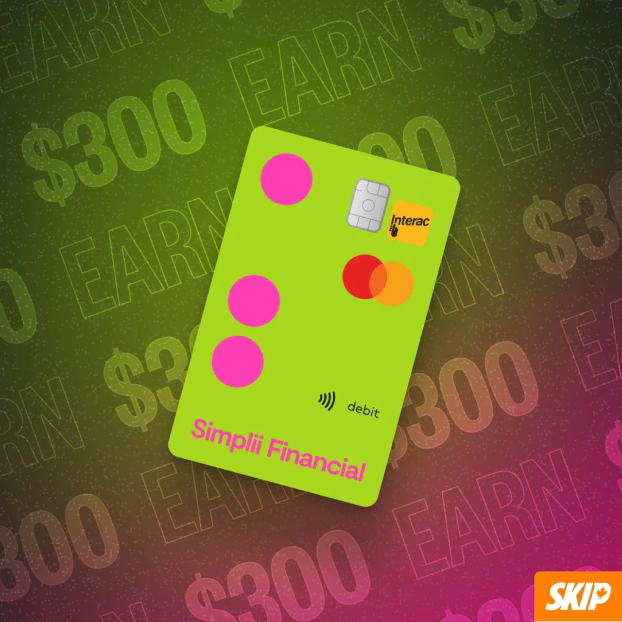  A Simplii Financial Debit Mastercard.